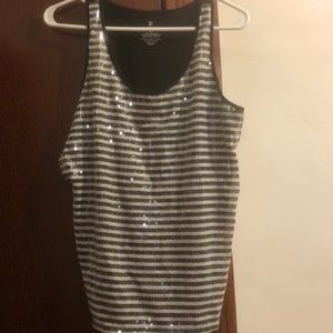 Women’s sleeveless sequin top